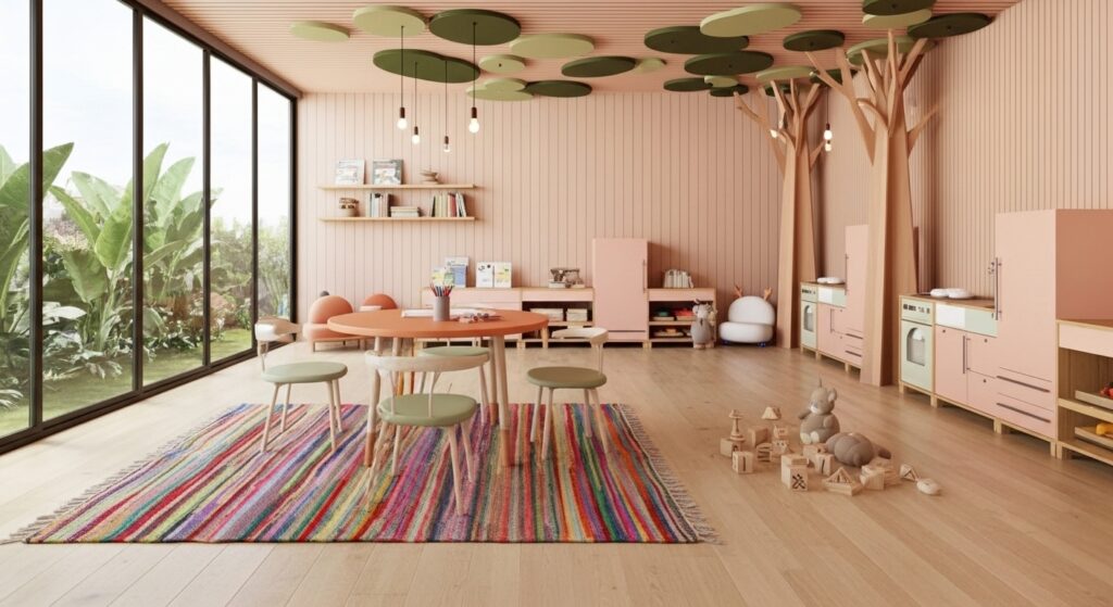 Multi-Colour Cotton Rag Rug